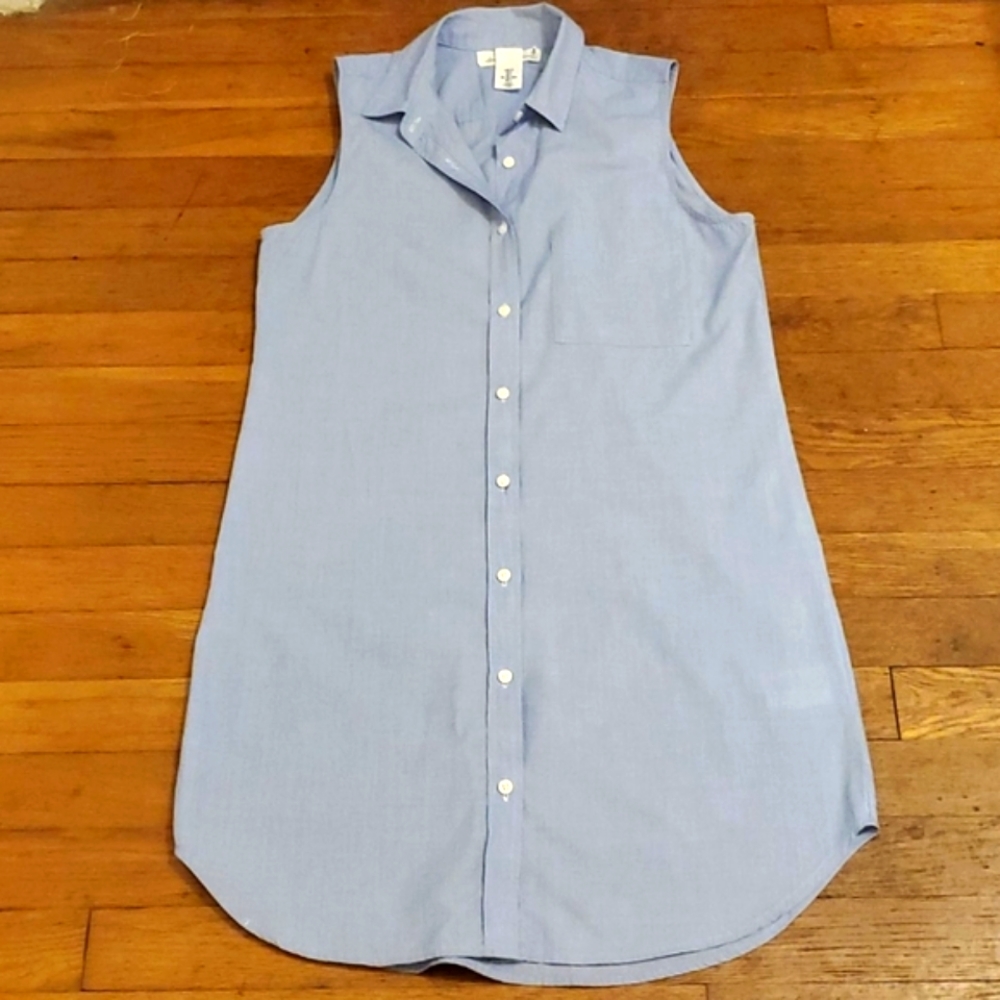 H&M sleeveless shirt dress